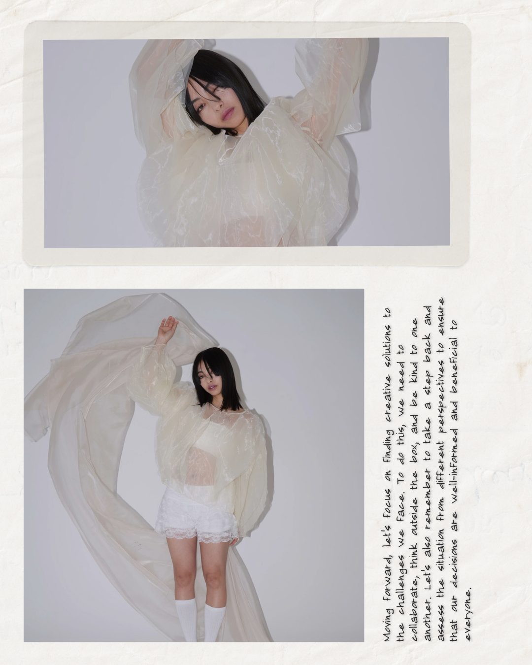frill drill blouse