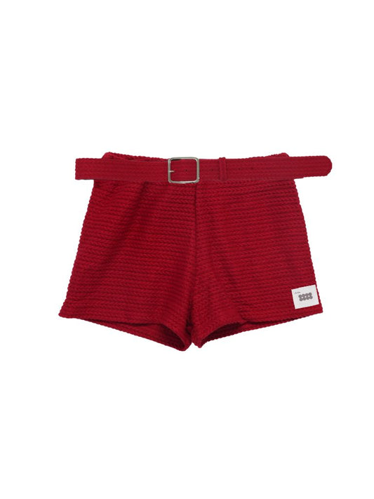 頑張り屋さんのニットパンツ