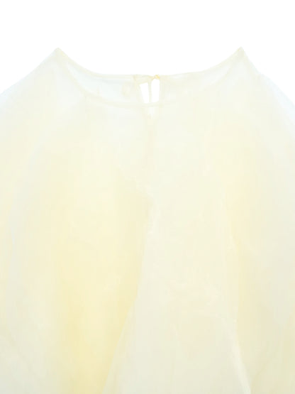 frill drill blouse