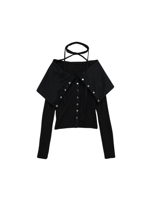 黒猫のムーンウォークトップス