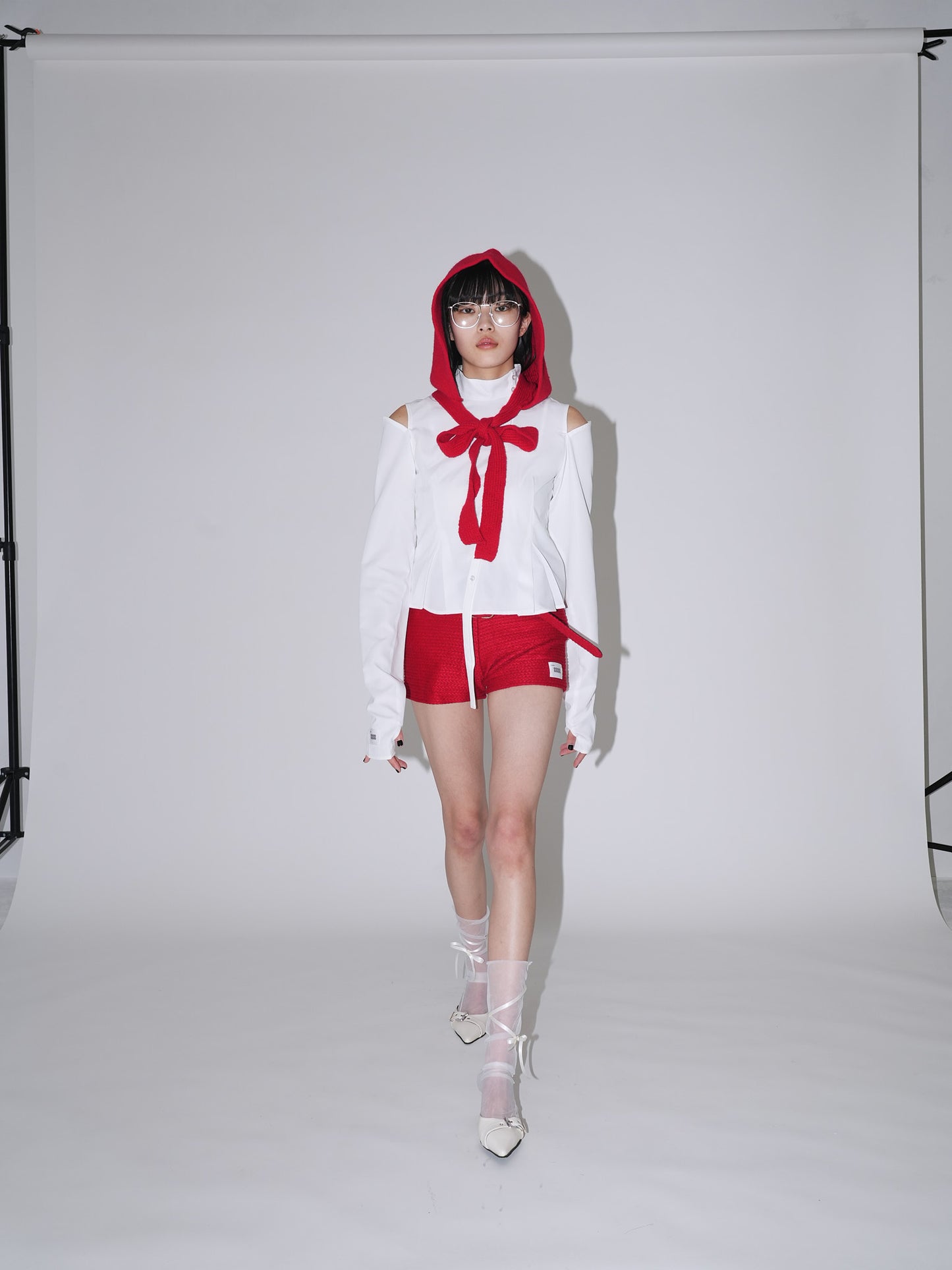 踊り子の脚線美リボンソックス