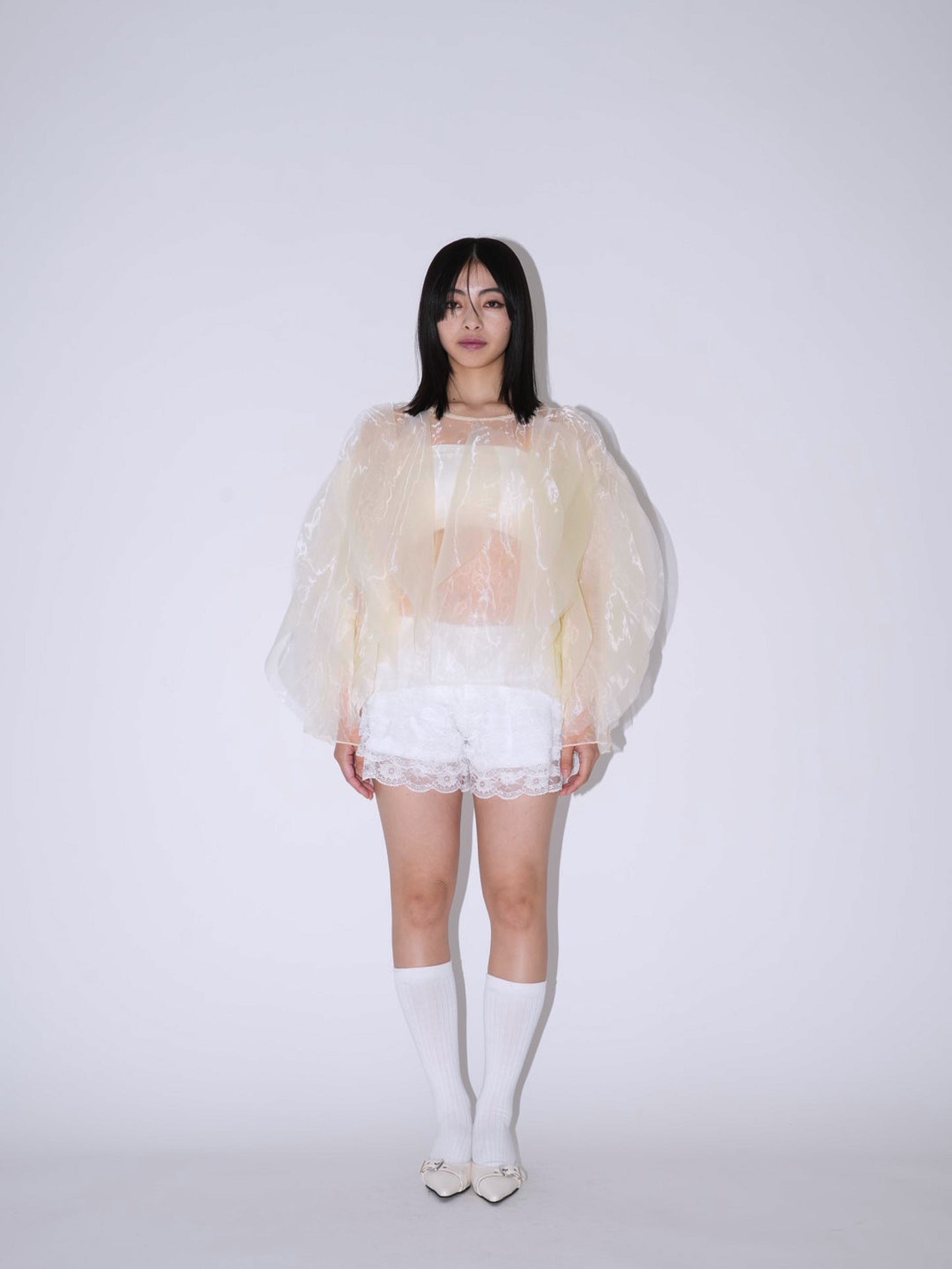 frill drill blouse
