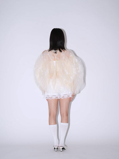 frill drill blouse